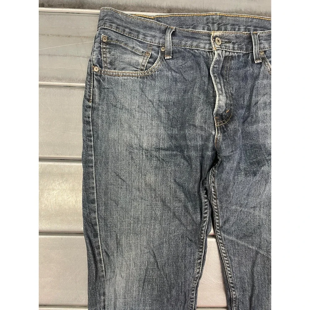 VTG Levis 527 Jeans Mens 36X32  Blue Medium Wash Denim Slim‎ Bootcut 100% Cotton